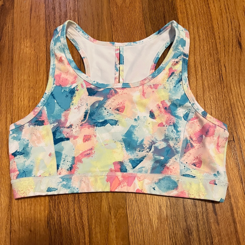 Layers girls sports bra